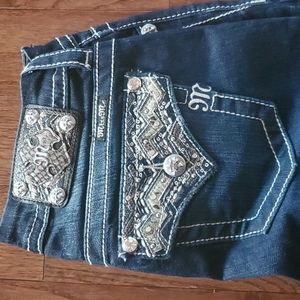 Miss Me Skinny Jean, Dark wash, size 26, inseam 31